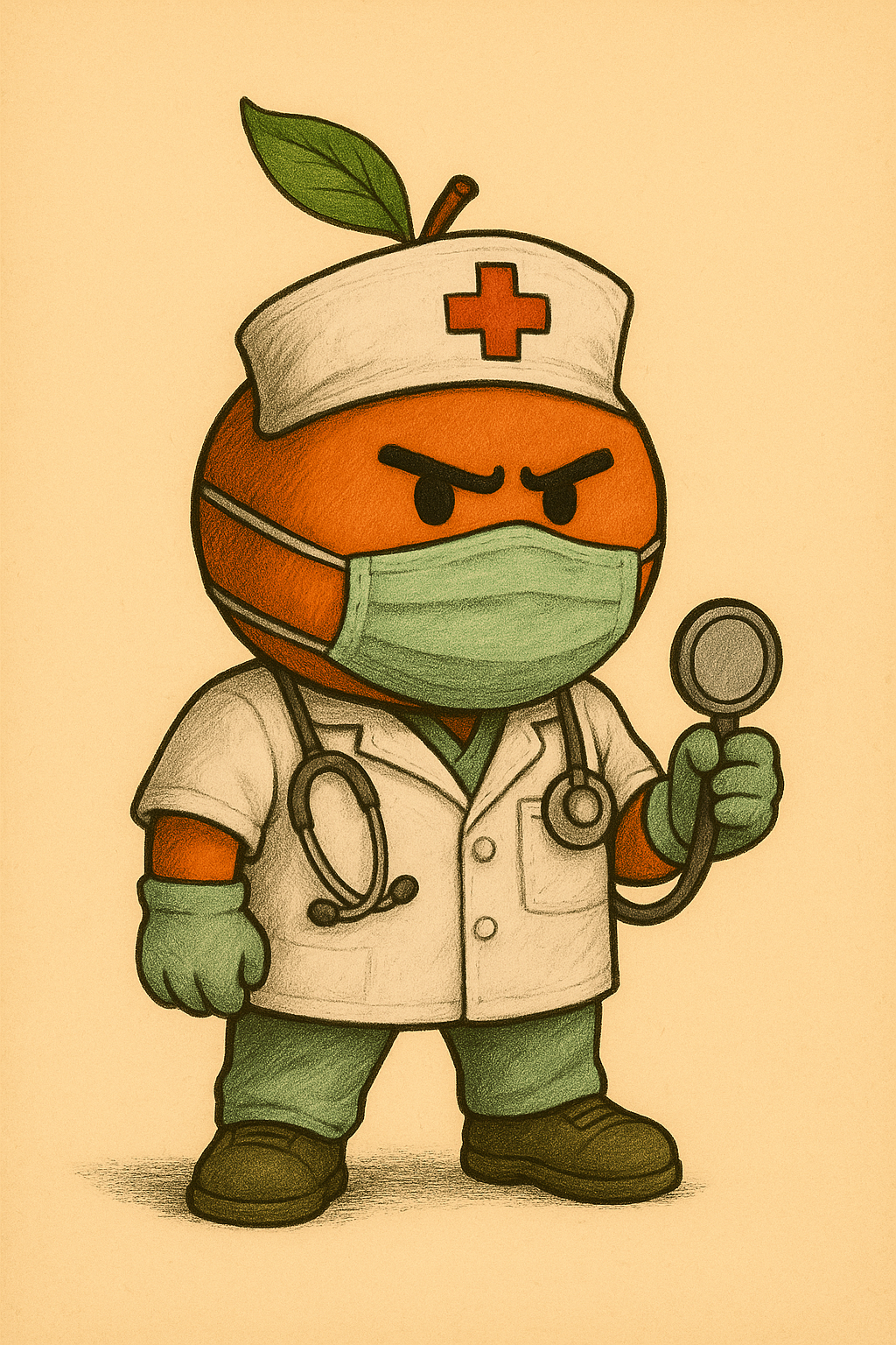 Dr. Peaches Character